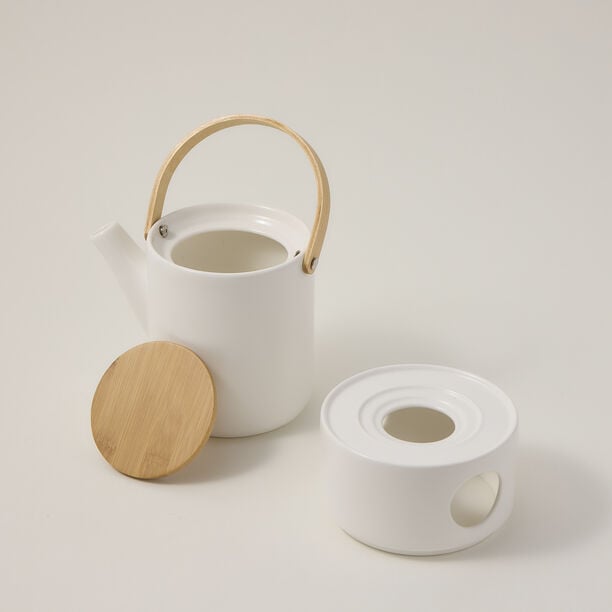 Dallaty white porcelain English tea pot image number 1