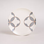 La Mesa grey/white porcelain 18 pc dinner set image number 1