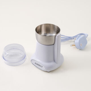 هومز مطحنة قهوة وبهارات معدن 200 واط باللون الأبيض