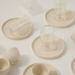 Dallaty beige Tea and coffee cups set 18 pcs image number 3