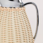 دلتي دلة حافظة للحرارة سعة 1 لتر رصاصي و بيج image number 3