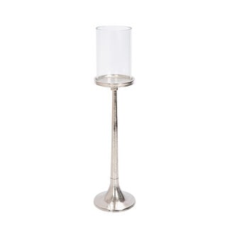 Candle Holder Silver 39 Cm