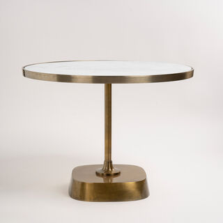 Metal And Marble Coffee Table 60*60*45 cm