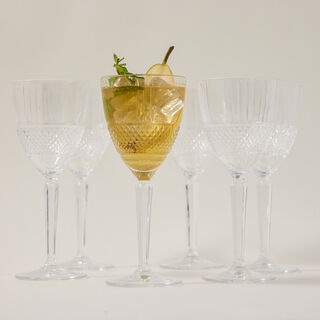 RCR brillante crystal glass set of 6 290ml
