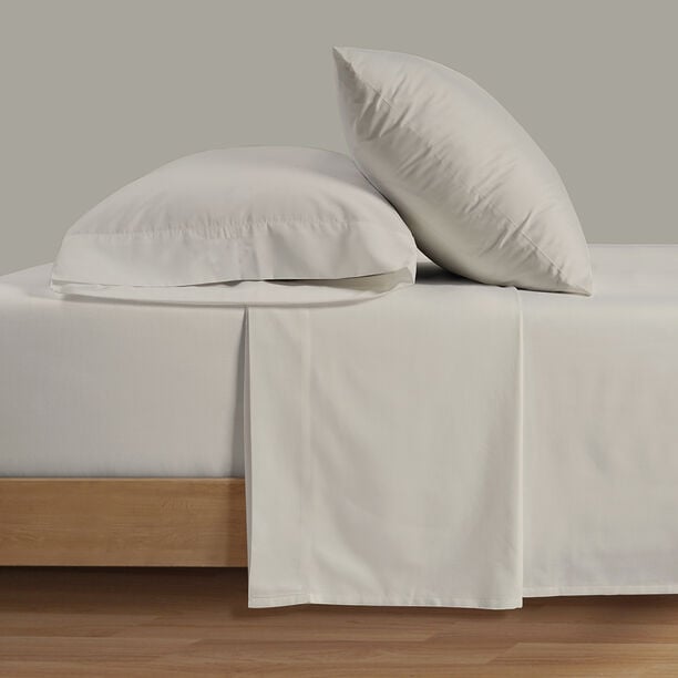 Cottage Cotton Twin Size Fitted Sheets, Grey 120*200 Cm image number 0