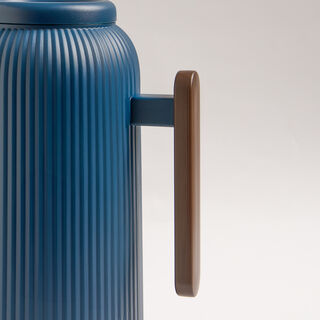 Dallaty blue plastic vacuum flask 1L