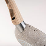 مقلاة جرانيت من البرتو لون كريمي غير لاصقة 14 سم image number 3