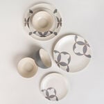 La Mesa grey/white porcelain 18 pc dinner set image number 0