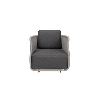 Homez Outdoor Garden Seating 4Pcs, Dark Gray