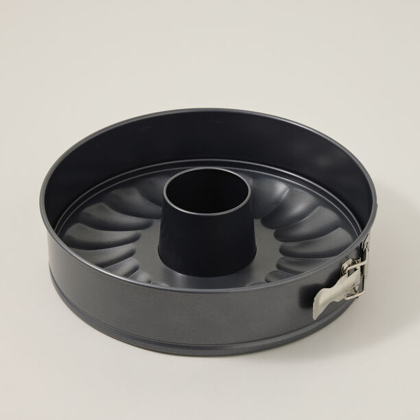 Betty Crocker Non Stick Springform Pan 2 Bottoms With Stainless Steel Lock, Grey Color Dia:28Cm image number 0