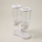 Alberto Double Cereal Dispenser White Color image number 2