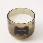 شمعة معطرة بعطر خشب الساج وجوز الهند في كوب زجاجي 320جم image number 2