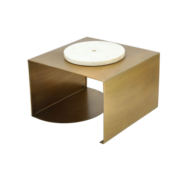 La Mesa Sans Deco Large Cake Stand With Marble Top image number 1