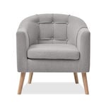 Homez Beige Joyce Armchair 70*64*75Cm image number 1