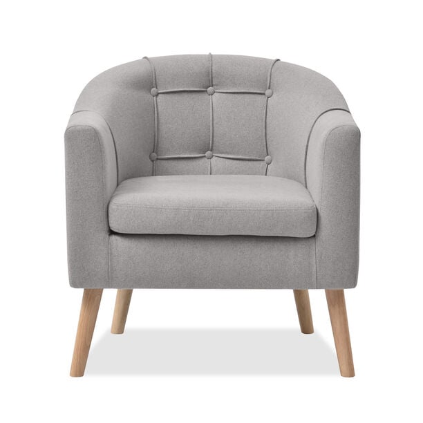 Homez Beige Joyce Armchair 70*64*75Cm image number 1