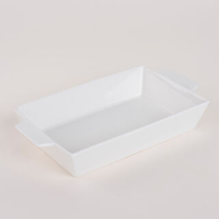 Rectangular Plate With Bamboo