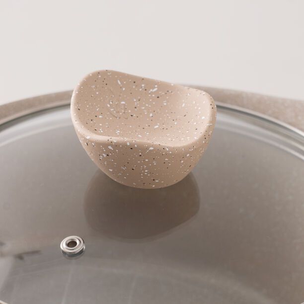 ألبرتو طقم قدور ألومنيوم 8 قطع، كريمي image number 5